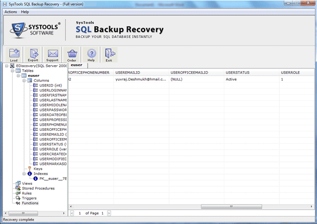 Backup Fix SQL 5.0