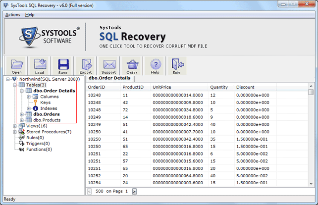 Fix SQL Database 5.5